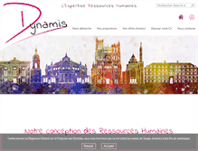 Tablet Screenshot of dynamis-conseil.com